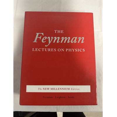 The Feynman Lectures on Physics New Millennium Edition Hardcover Set by Feynman 