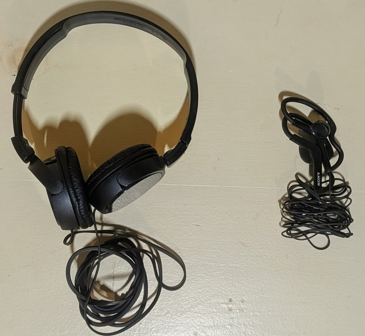 Sony Bundle | MDR-ZX110 On-Ear Headphones + Sport Clip Earbuds
