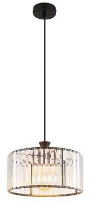 GLOBO H JORDANA Hängeleuchte Metall schwarz matt, 1x E27, 120 cm, IP20, 60 W, Ac