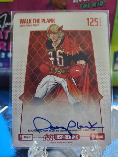 2026 Bo Jackson Battle Arena Brawl Walk The Plank Doug Plank Auto DPA-12