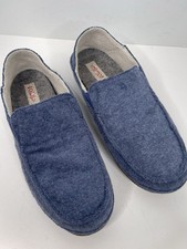 Olukai Nohea Hulu Women's Size 8 Slip-On Terry Cloth Cozy Slippers 38 blue shoes