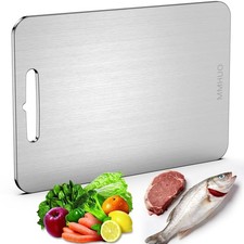 Cutting Board,304 Foodgrade Stainless Steel Cutting Board for Kitchen,Dishwas...