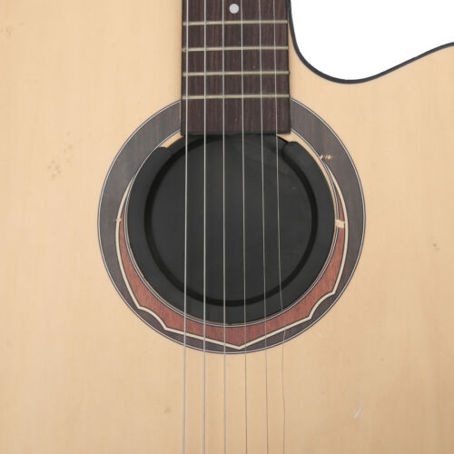 (SGuitar Soundhole Cover Sound Hole Silicone Feedback Reducer For Acoustic RMM - Foto 1 di 12