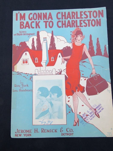 I'm Gonna Charleston Back to Charleston Sheet Music Only One on Ebay!