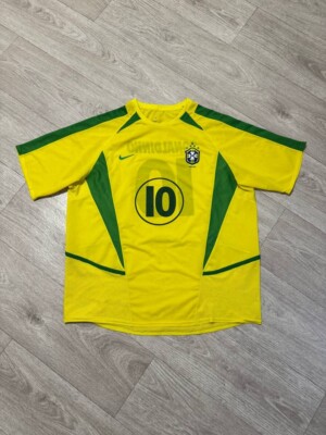 Nike ブラジル代表 RONALDINHO 10番 シャツ Shirt Nike Brazil 10 Ronaldinho Reissue 2004 Size L Limited