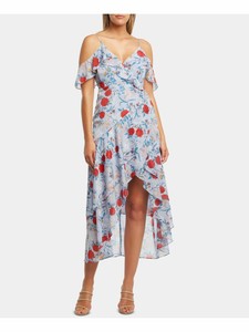 bea cold shoulder ruffle dress