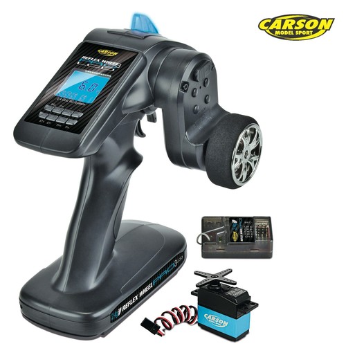 Carson Reflex Wheel pro III LCD BEC 2,4GHz Fernsteuerung + 5K Empf. + 6kg Servo - Bild 1 von 5
