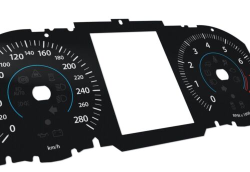 For Jaguar XF, XE - Speedometer Dials from MPH to Km/h Cluster Gauges - Picture 3 of 6