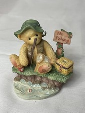 Cherished Teddies Norm  Patience Is A Fisherman  s Virtue  1998 Vintage RARE VTG
