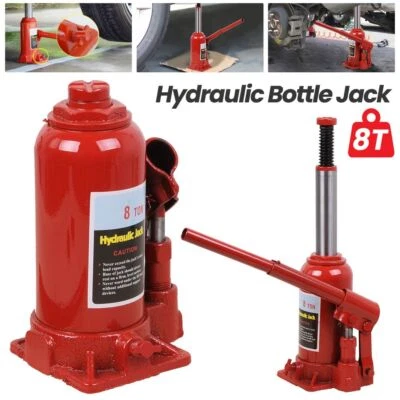 VICHIRSKIT 8 Ton Hydraulic Bottle Jack Heavy Duty Automotive Lifting Ram Car Van Truck Jack