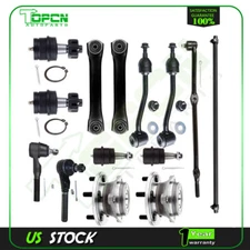 Front Lower Control Arm Tie Rod End Wheel Bearning Hub For 1997 98 1999 Jeep TJ