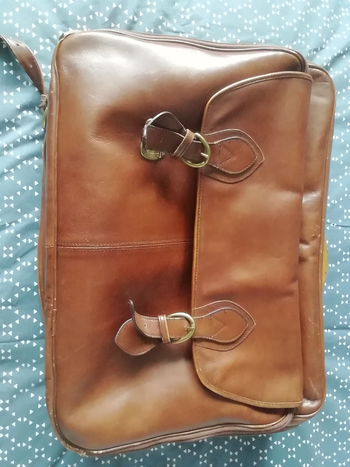 Hidesign Tan Leather Weekend Bag eBay