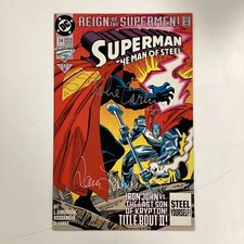 Superman Man of Steel #24 1993 Signed by Simonson & Mike Carlin