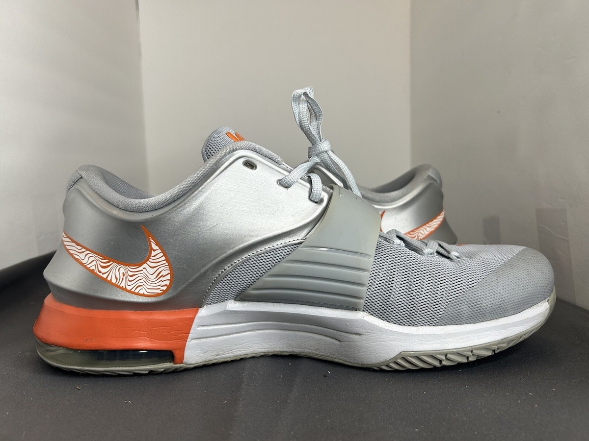 NIKE KD 7 Wild West TEXAS 653996-080 2014 Silver Orange US