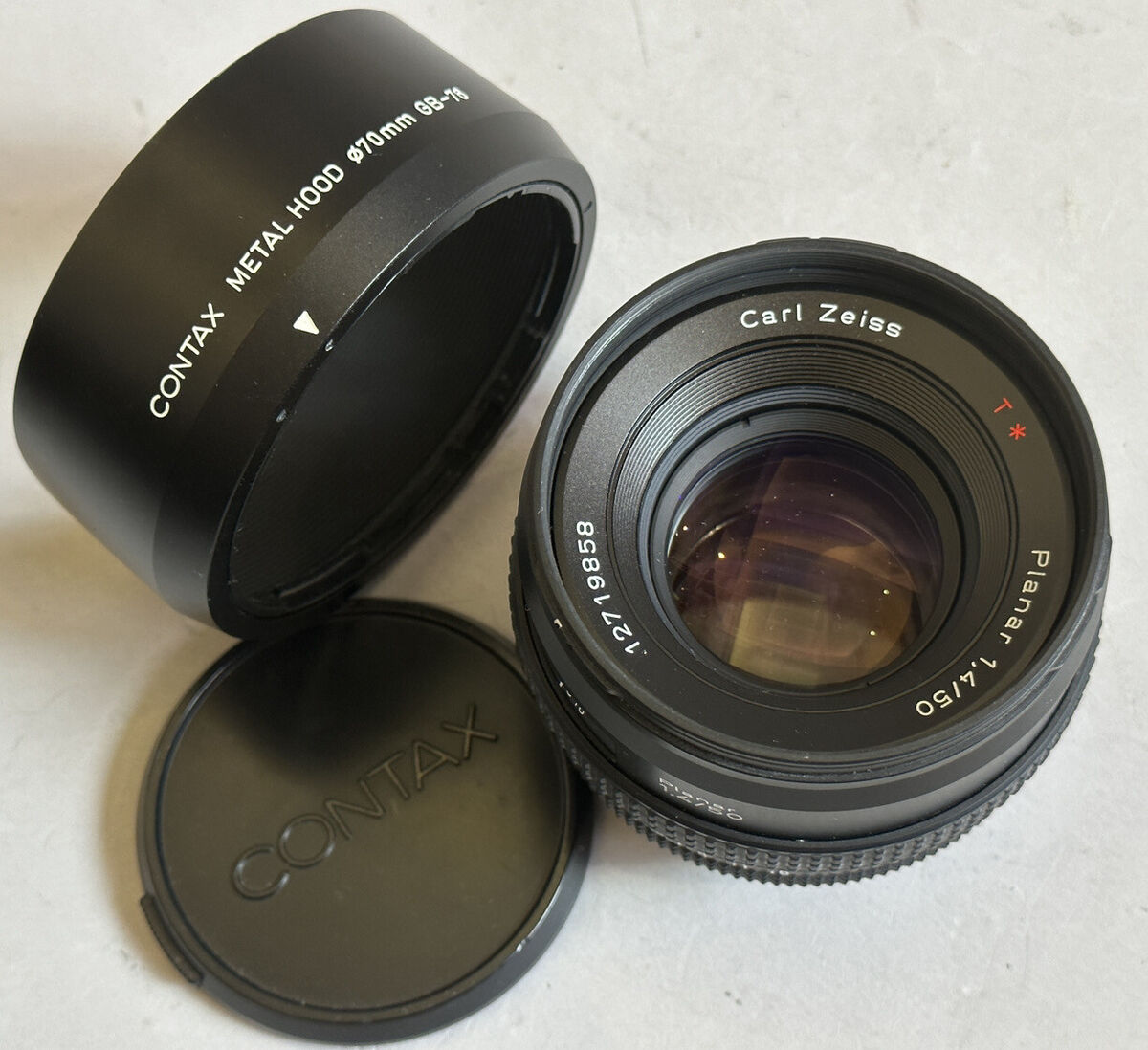 CONTAX N Carl Zeiss Planar 50mm f/1.4 50/1.4 AF Lens w/ GB CONTAX N Carl Zeiss Planar 50mm f/1.4 50/1.4 AF Lens w/ GB
