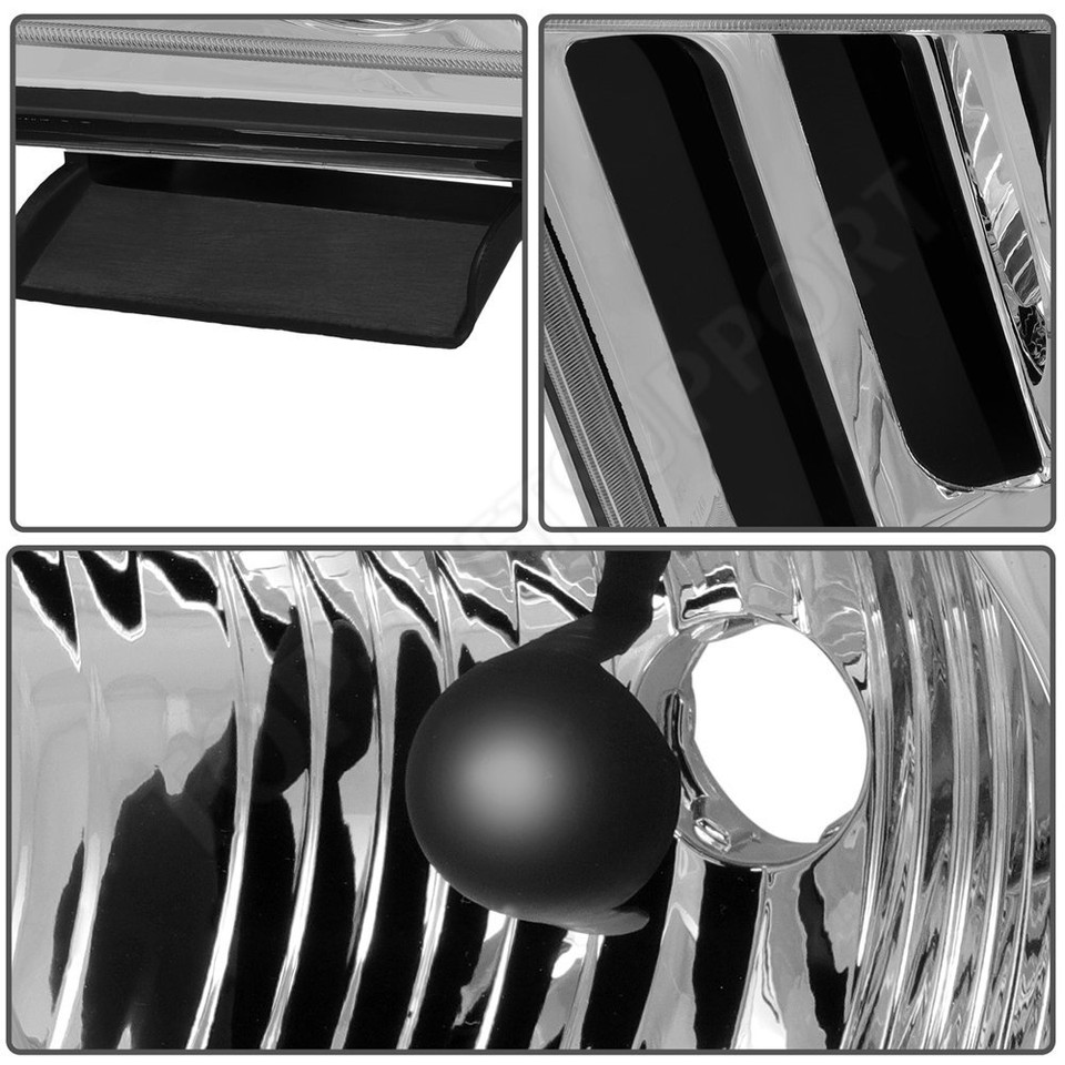 Headlamps For 19992000 Honda Civic Headlights Assembly Front Chrome