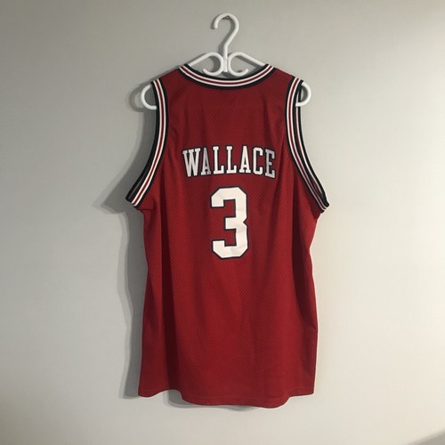 Nike Vintage NBA Detroit Pistons #3 Ben Wallace Jersey Korea XXL Short Sleeve - 第 2/7 張圖片