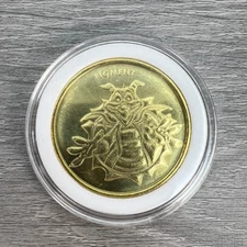 DISNEY PARKS 2024 Medallion Coin Epcot Figment Port of Entry New With Case