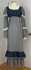 Vintage Young Edwardian by Arpeja Maxi Dress Size 13 gunne style