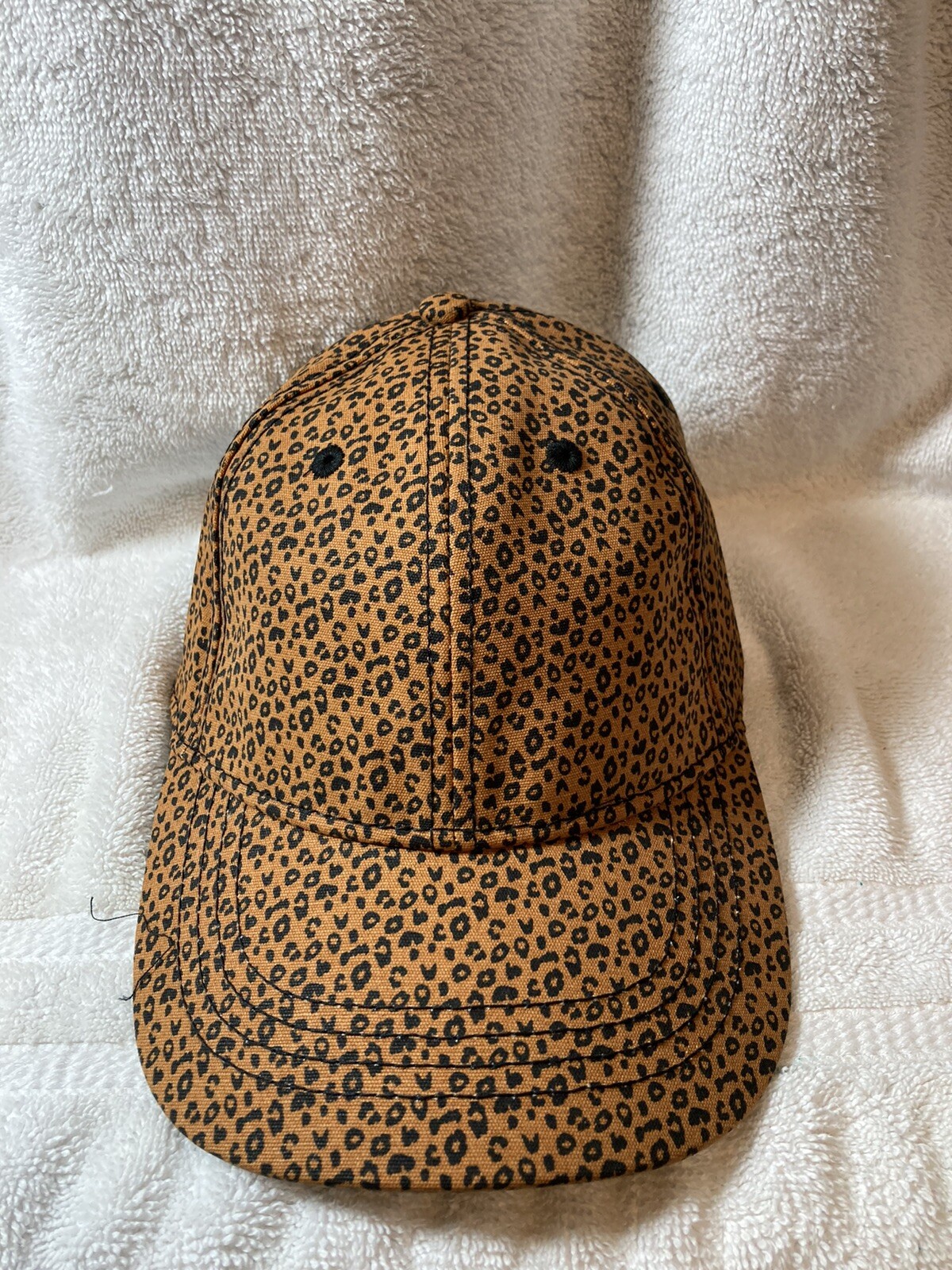 Men's Adjustable Black & Brown Brand New Baseball Cap with Tag  -image