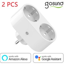 2x Gosund einzeln Steuerbar Smart Steckdose WLAN Home Socket Alexa Google SP211
