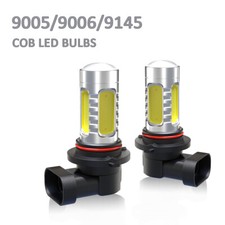 Pair 9145 9006 LED Fog Light Bulbs for Ford F150 2006-2022 6000K Cool White