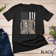 USA Flag American Patriotic Armed Forces Memorial Day T-Shirt Unisex T-shirt