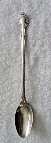 English Gadroon Gorham Sterling Silver Iced Teaspoon Beverage Spoon
