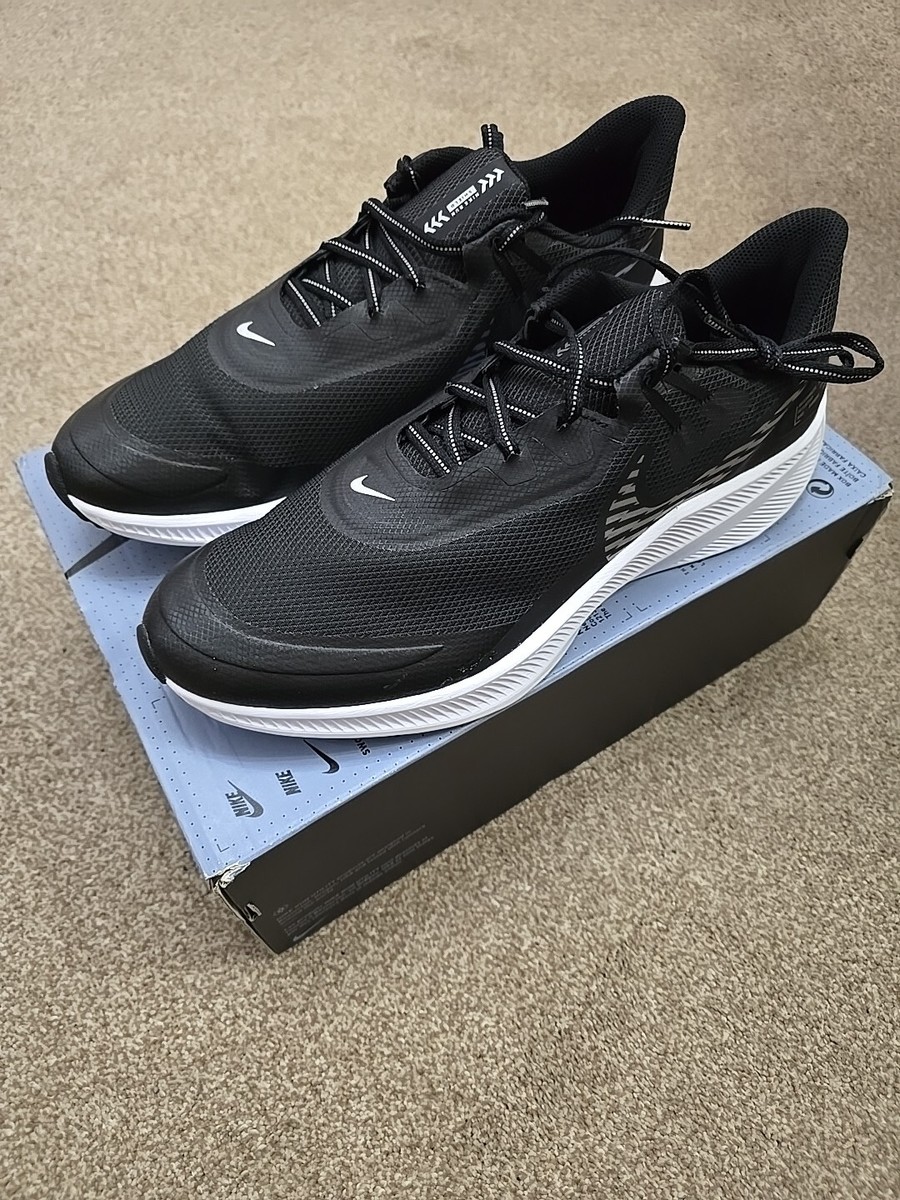 ✅️ Size 11-Nike Quest Shield Black Metallic 🔥🔥 UK