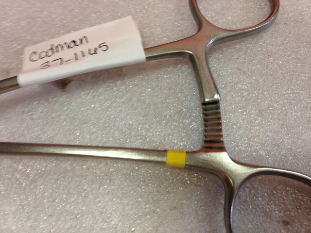 Codman 37-1165 DeBakey Classic Aorta Clamp Stainless Steel 2x3 Vascular ...