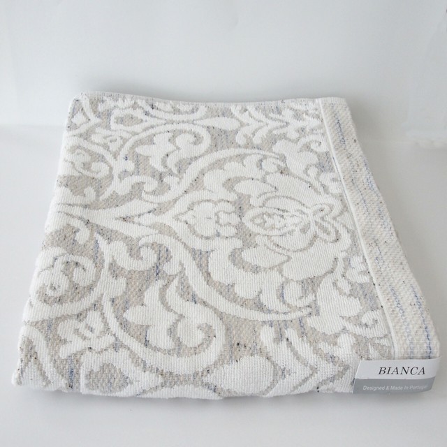 BIANCA Bath Towel, 100 Cotton, Jacquard Fine Linens, 28" x 52