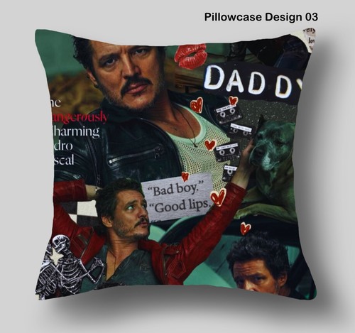 Pedro Pascal Pillow Case Collage Cushion Birthday Toy Christmas Gift Decorations - Picture 3 of 10