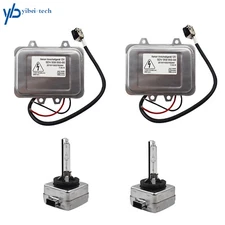 2× Headlight Xenon HID Ballast&Igniter&D1S Bulb For 2007-2013 Cadillac Escalade