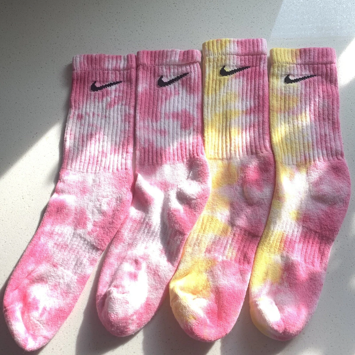 Tie dye top elite socks