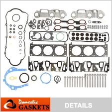 Fits 96-05 Chevrolet Pontiac Oldsmobile Buick 3.1 3.4 HP Full Gasket Set Bolts