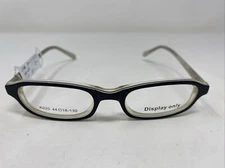 Smart Collection K020 Col.04 44-18-130 Black/Tan Full Rim Eyeglasses Frame T278