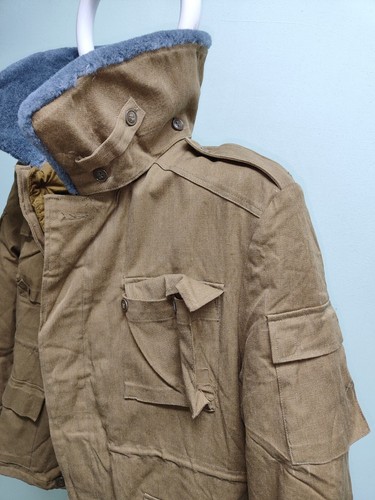 USSR Russian Officer Winter Jacket Afghanistan War Uniform Soviet Army AFGHANKA - Picture 7 of 20