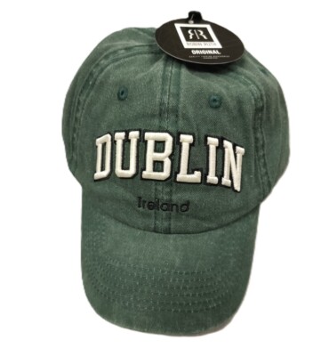 Dublin Baseball Cap, Green Denim, Robin Ruth brand