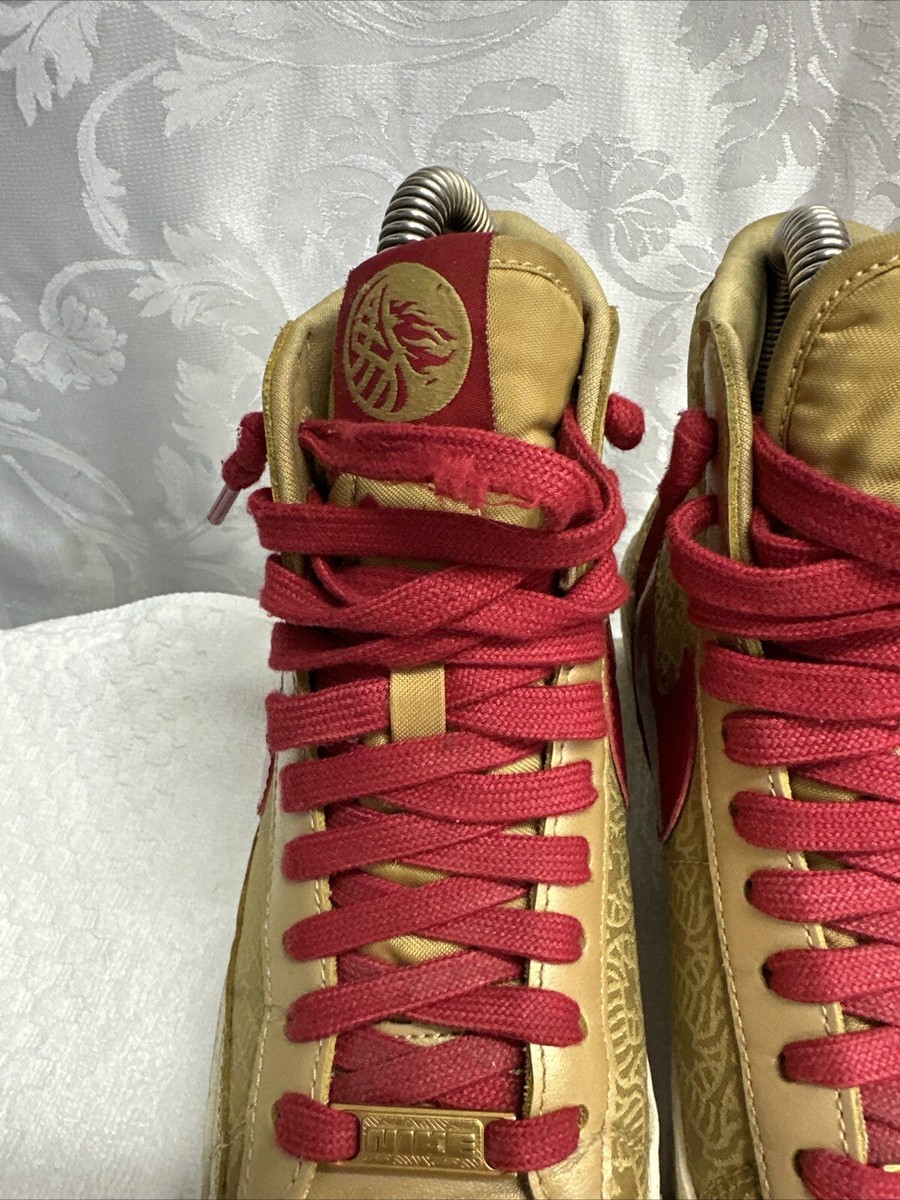 Nike Blazer Mid YOTH CNY Chinese New Year Lunar Gold Red  display picture 3