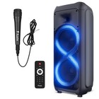 Rechargeable Karaoke Bluetooth Speaker With Built-in FM Radio & Microphone