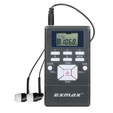 EXMAX EXG-108 Wireless Stereo FM Radio Receiver Portable Pocket Small Mini F...