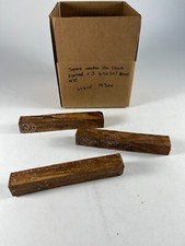 Square Wooden   No. 10   Pen Blanks Assorted 6.5 x 1 x 1 Set of 3 