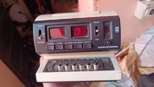 Grundig Radio Sveglia Sono-Clock 500A Vintage Modernariato Cubo RARO 