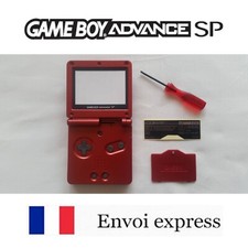 Coque GAME BOY ADVANCE SP Rouge Red NEUF NEW + tournevis - shell case GBA