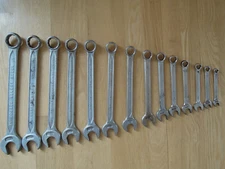 Indestro Forged Select Steel Combination 12 Pt Wrench Set 14 pcs 3/8” to 1-1/4”