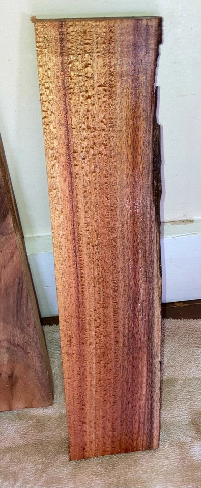 Tablero de madera One Hawaiian Select Koa con borde vivo ~ 12 3/4" x 2" x 3/4" (#445) Foto 2 de 4