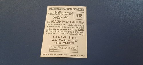 Figurine Calciatori Panini 1990/91 Nuove - Scegli dall'elenco da 281 a 556 - Imagen 215 de 257