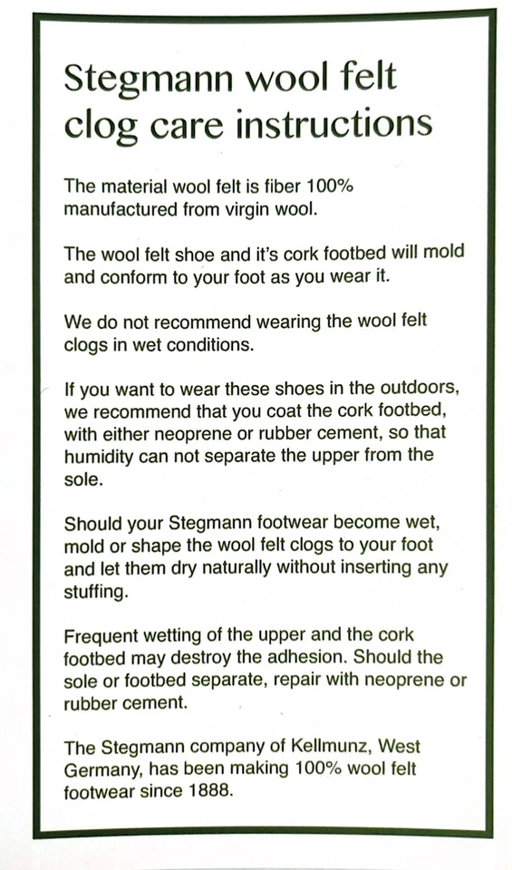 Zuecos de lana para mujer Stegmann suela de polietileno teca talla 6,5 Foto 4 de 4