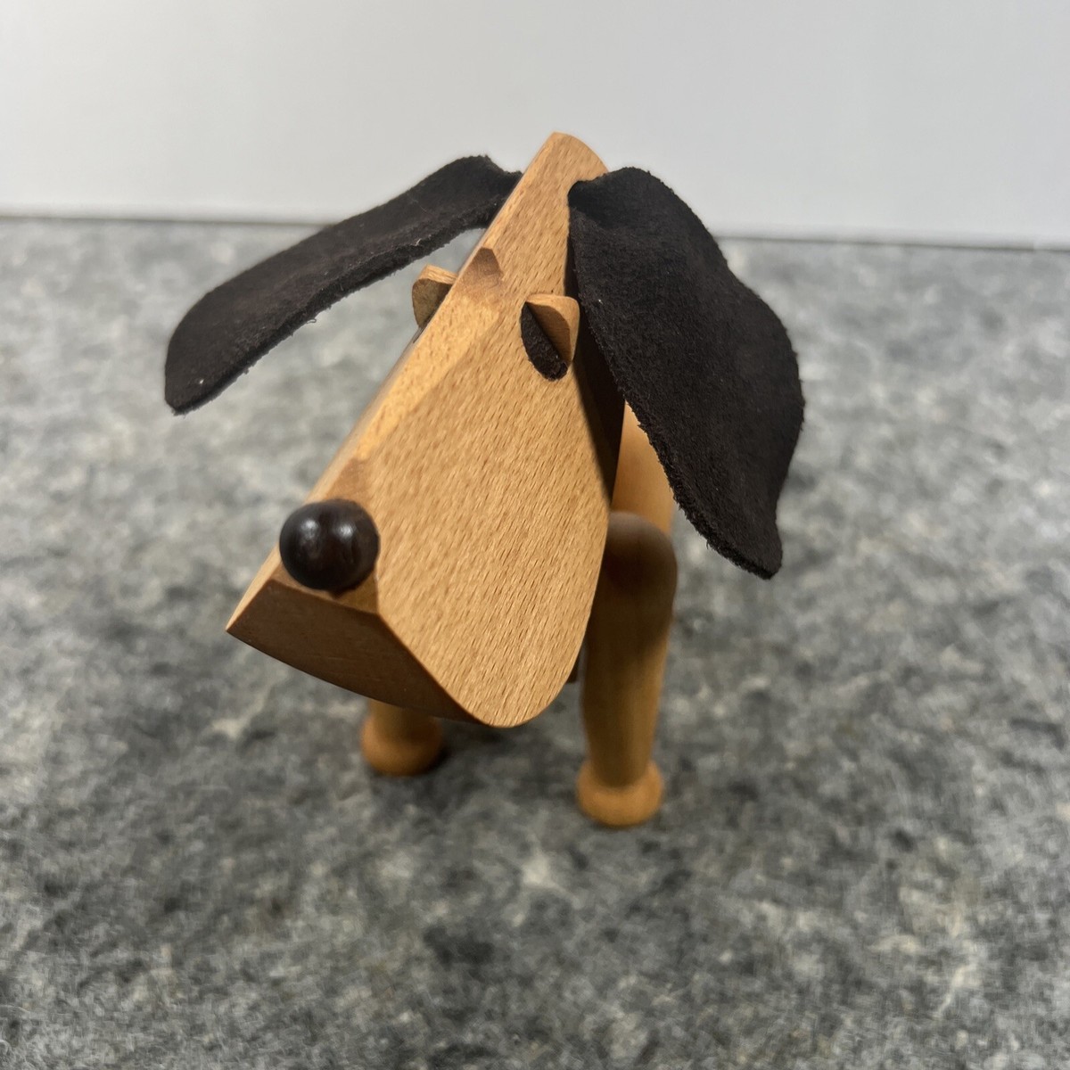 Midcentury Hans Bolling Wooden Dog Oscar Toy Danish Modern | eBay