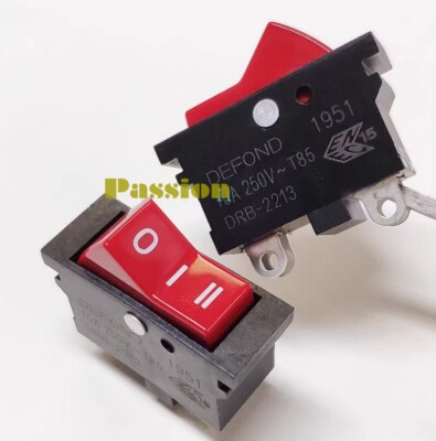 2pcs NEW DEFOND DRB-2213 10A 250V 3 positions 4-pin straight insertion Switch